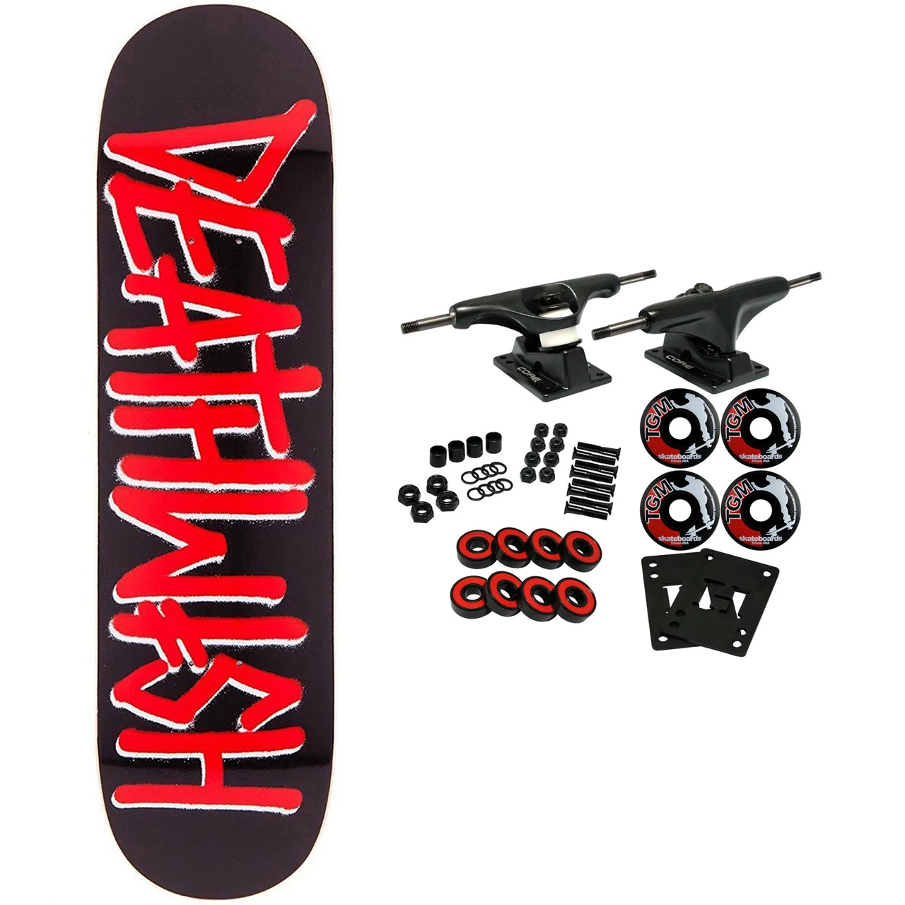 Deathwish Complete Deathspray Red 8.5" 1 Deathwish Complete Deathspray Red 8.5"