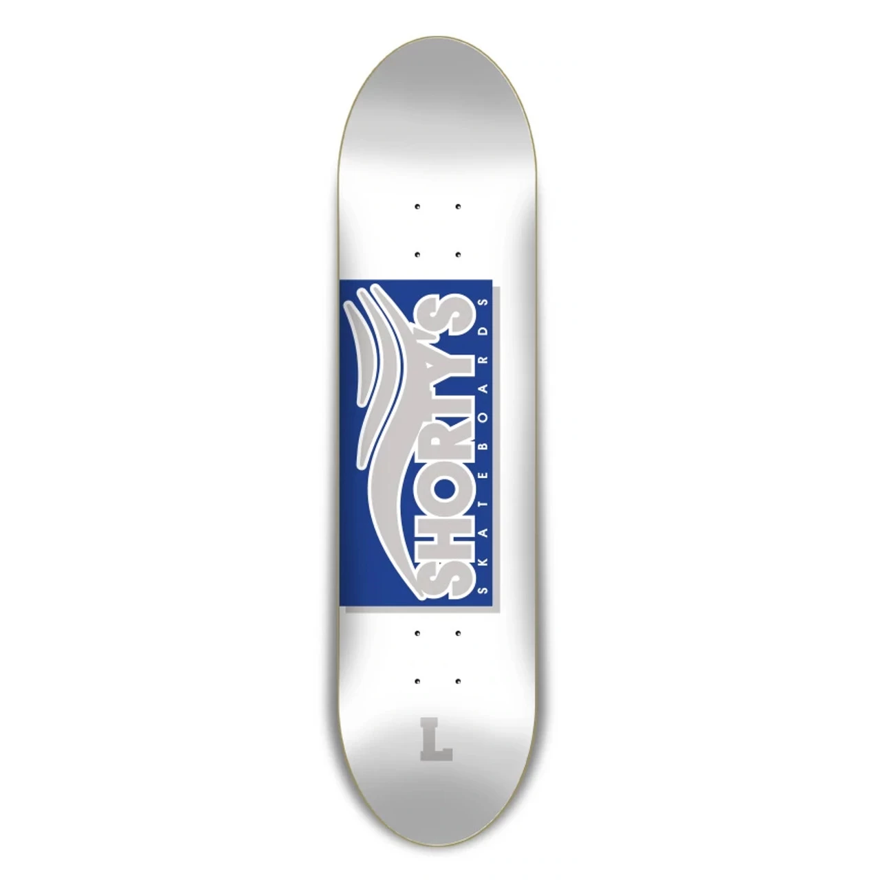 Shorty's Deck Skate Tab LG Blue/Grey 8.25" 1 Shorty's Deck Skate Tab LG Blue/Grey 8.25"