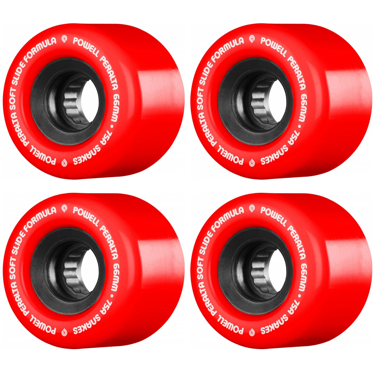 Powell Peralta Wheels Snakes Red 66mm 75A 1 Powell Peralta Wheels Snakes Red 66mm 75A