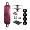 Moose Longboard 9.75" X 41.25" Double Drop (Down/Through) Purple (All Parts Included)
