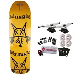 Dogtown Old School Skateboard Complete Rat Face M80 Orange 8.87" X 32.25"