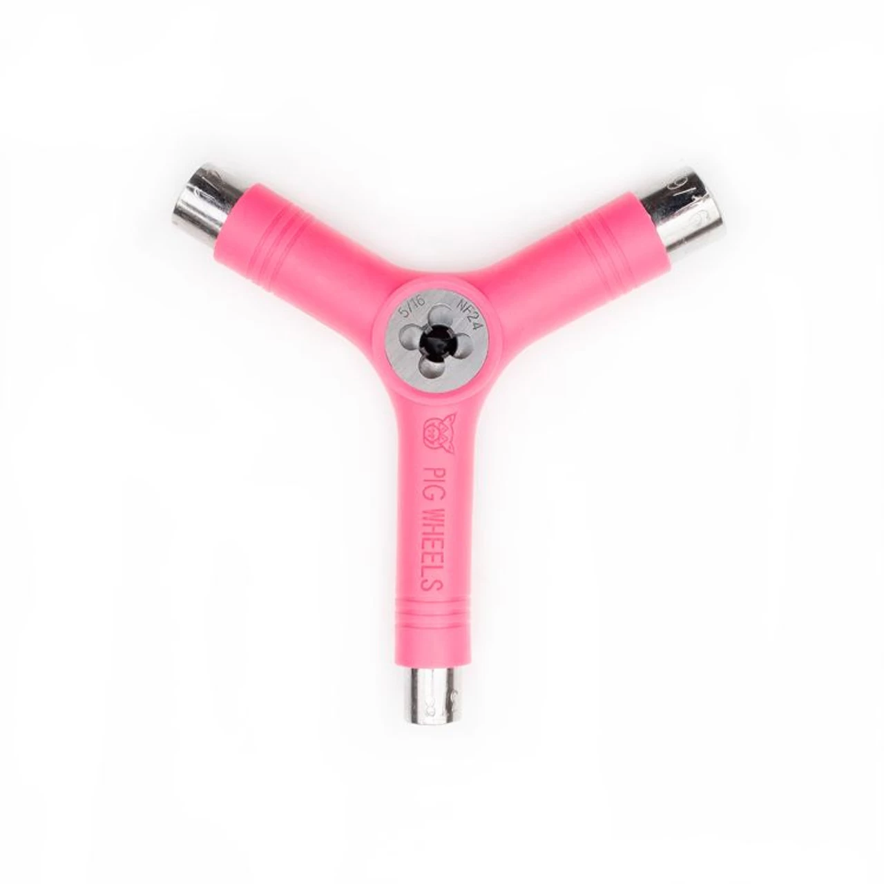 Pig Skate Tool Tri Socket All In One With Threader - Pink 3 Pig Skate Tool Tri Socket All In One With Threader - Pink - Image 3