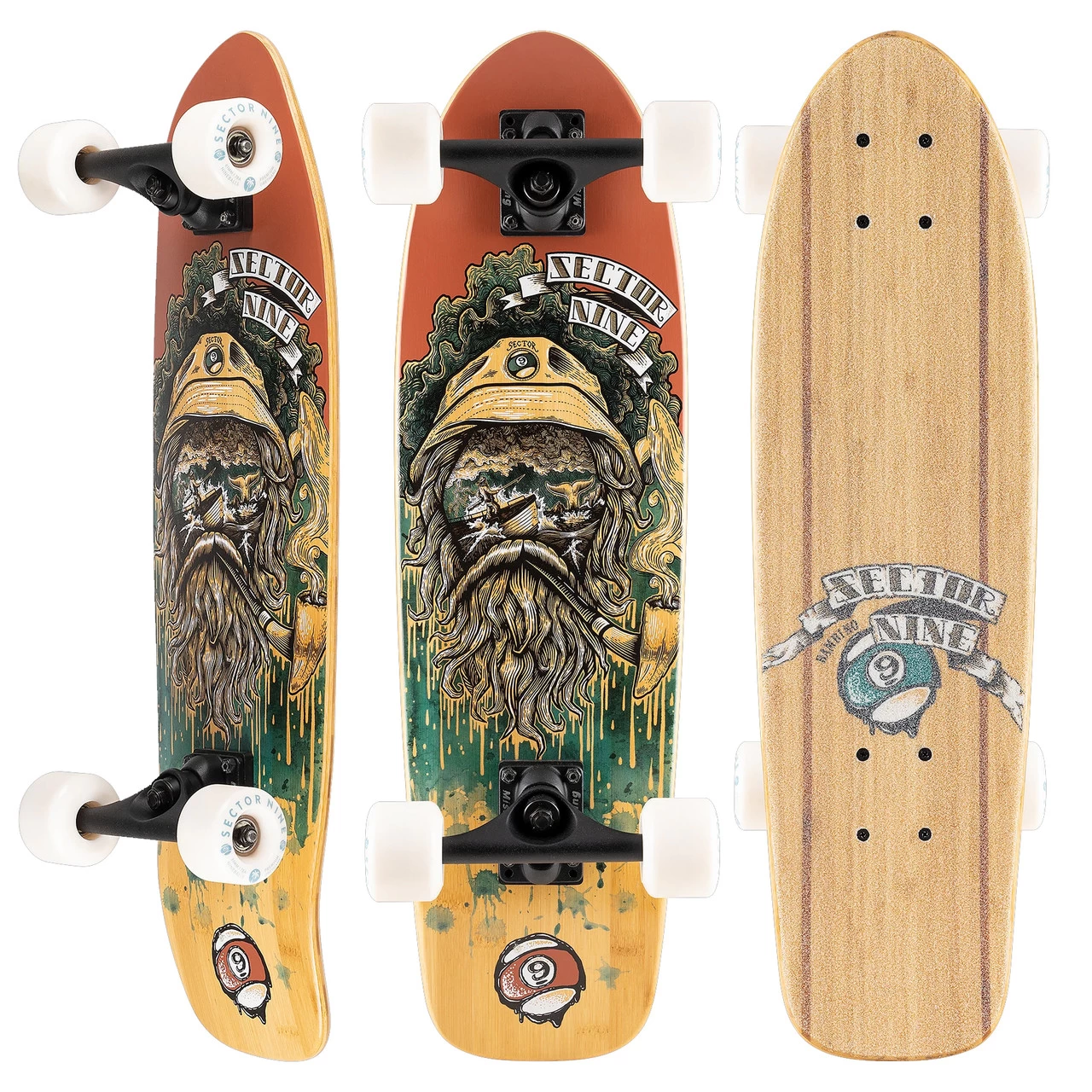 Sector 9 Cruiser Bambino Skipper 7.5" X 26.5" 1 Sector 9 Cruiser Bambino Skipper 7.5" X 26.5"