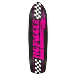 Krooked Skateboard Deck Zig Zagger Black/Pink 8.62" X 32.18"
