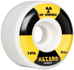 Hazard Wheels 58mm Radio Active CS Formula Conical 101A White 6 Hazard Wheels 58mm Radio Active CS Formula Conical 101A White -Powell Peralta Store 10176001 white 2 73282.1648559115