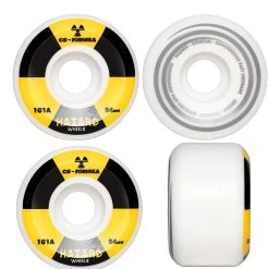 Hazard Wheels 58mm Radio Active CS Formula Conical 101A White