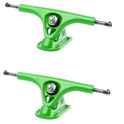 Paris Longboard Trucks V2 180mm 50° Green (10" Axle) - Pair - Set Of 2
