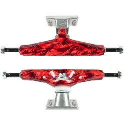Tensor Skateboard Trucks Aluminum Camo Red/Raw 5.5 (8.25" Axle) Pair