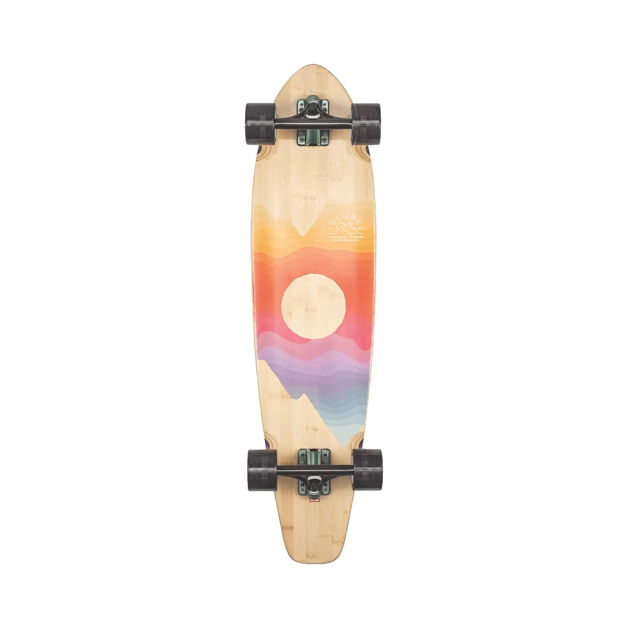 Globe Longboard Arcadia Bamboo/Mountains 9" X 36" Pintail 1 Globe Longboard Arcadia Bamboo/Mountains 9" X 36" Pintail