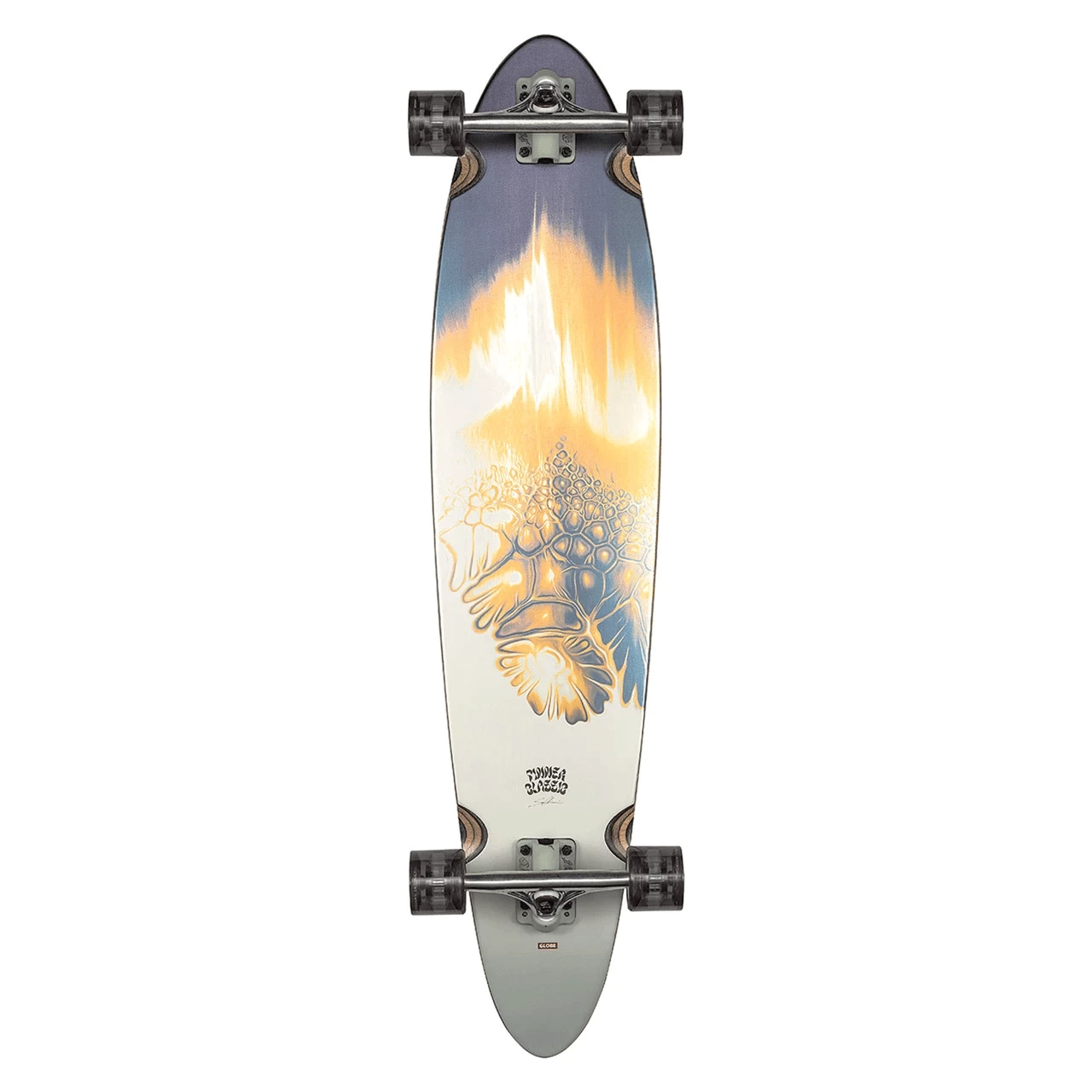 Globe Longboard Pinner Classic Gold Vein 9" X 40" Pintail 1 Globe Longboard Pinner Classic Gold Vein 9" X 40" Pintail