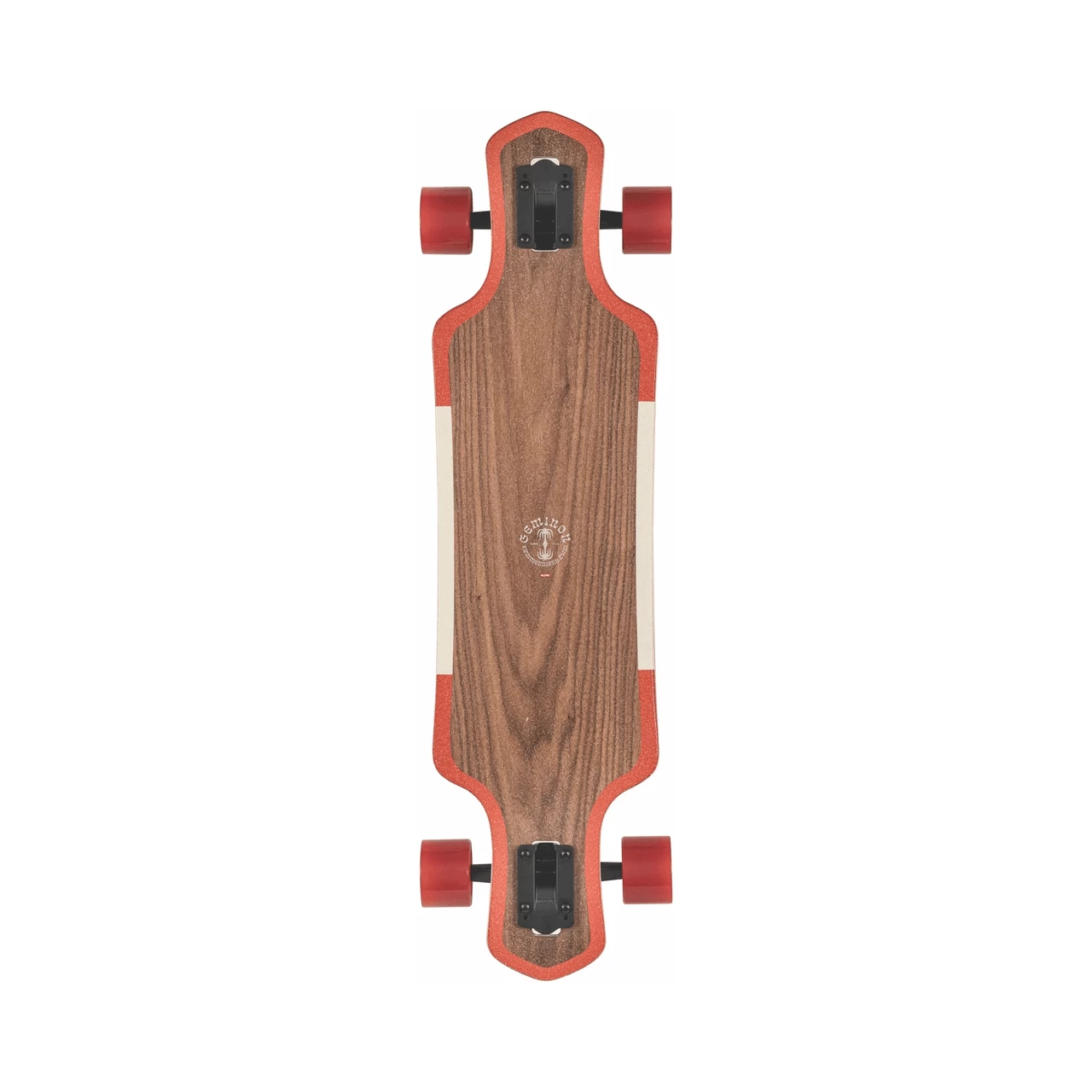 Globe Longboard Geminon 35 Walnut/Cockatoo 9" X 35" Drop Through 2 Globe Longboard Geminon 35 Walnut/Cockatoo 9" X 35" Drop Through - Image 2