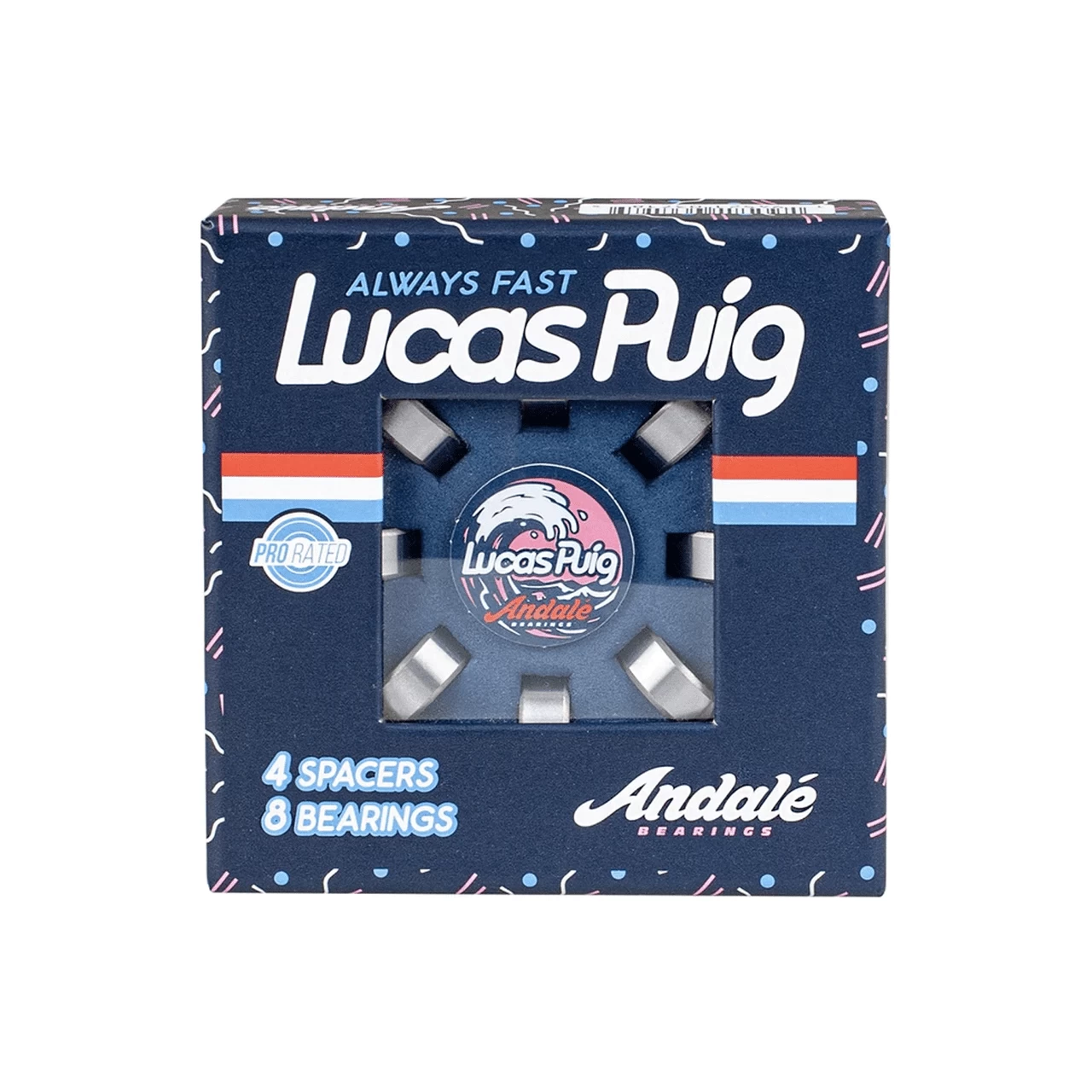 Andale Bearings Lucas Puig Pro Rated Set Of 8 1 Andale Bearings Lucas Puig Pro Rated Set Of 8