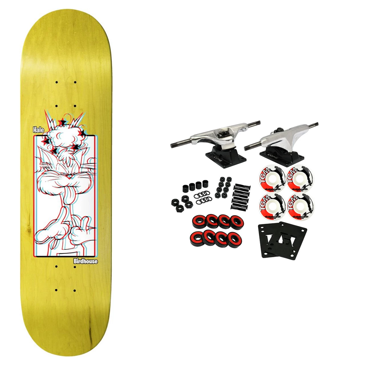 Birdhouse Skateboard Complete Hale 3D Animals 8.7" X 32" Assorted 1 Birdhouse Skateboard Complete Hale 3D Animals 8.7" X 32" Assorted
