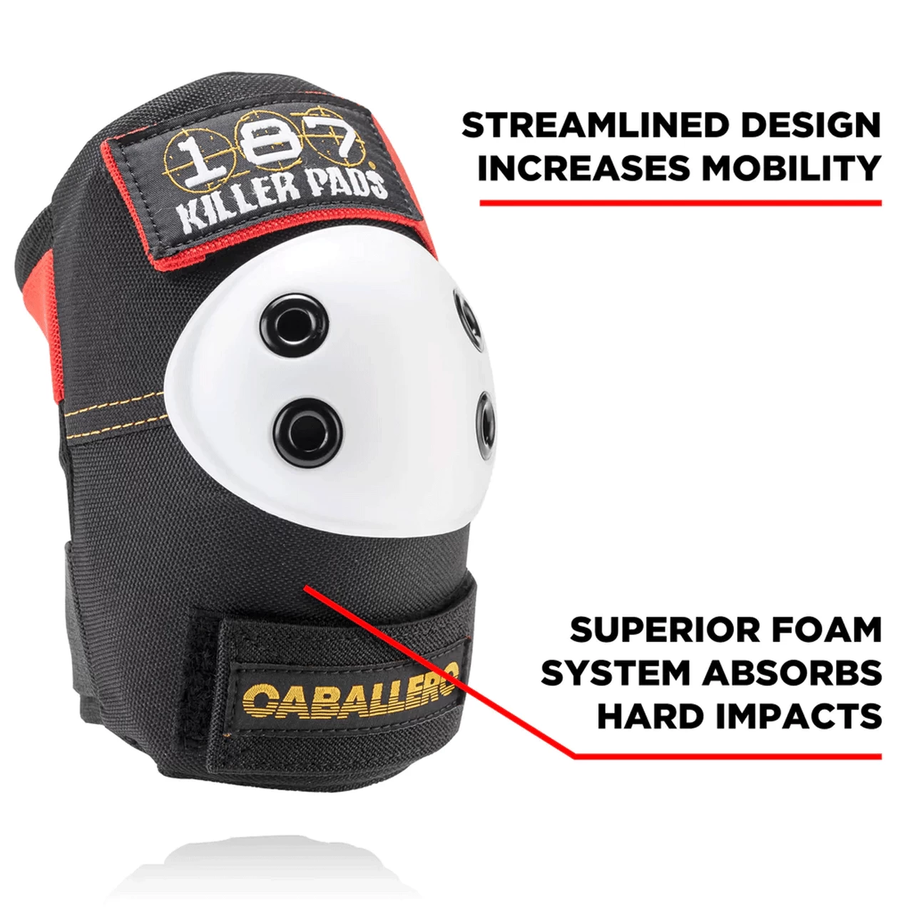 187 Skateboard Pads Steve Caballero Knee/Wrist/Elbow Combo Cab Dragon Size S/M 3 187 Skateboard Pads Steve Caballero Knee/Wrist/Elbow Combo Cab Dragon Size S/M - Image 3