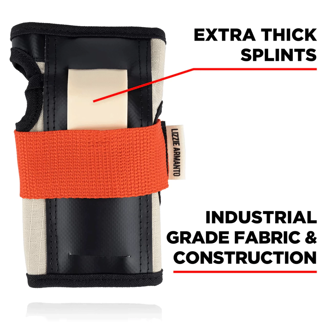 187 Skateboard Pads Lizzie Armanto Knee/Wrist/Elbow Combo Blood Orange Size JR 4 187 Skateboard Pads Lizzie Armanto Knee/Wrist/Elbow Combo Blood Orange Size JR - Image 4