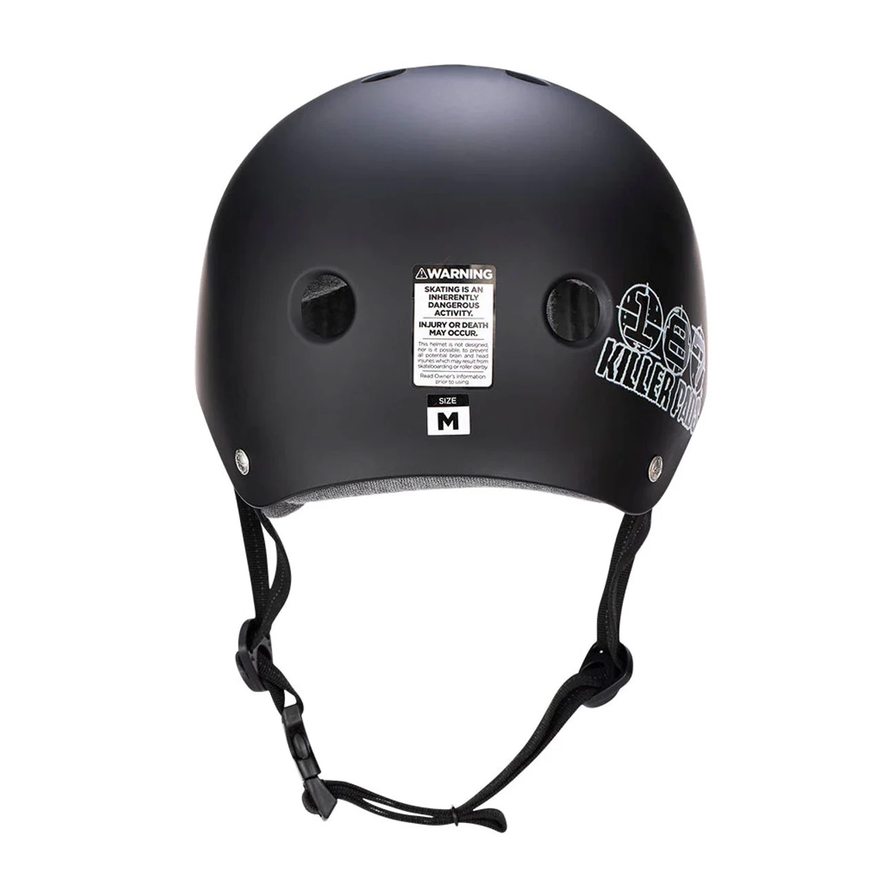 187 Skateboard Helmet Pro Skate W/ Sweatsaver Liner Matte Black Size S 3 187 Skateboard Helmet Pro Skate W/ Sweatsaver Liner Matte Black Size S - Image 3