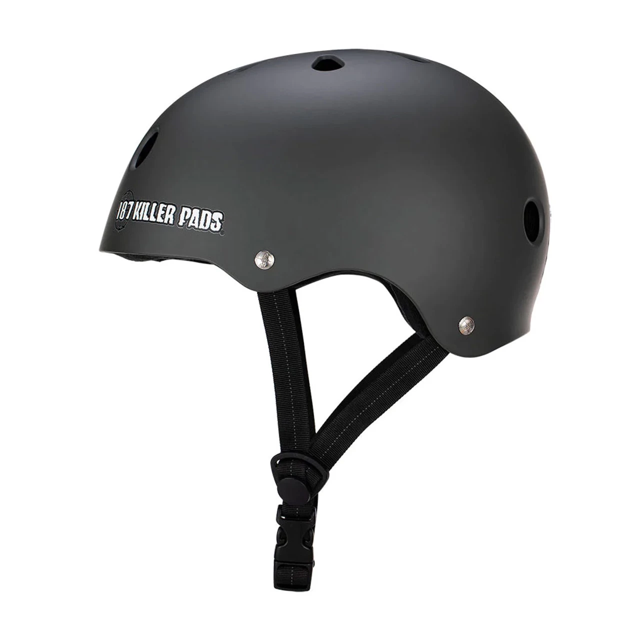 187 Skateboard Helmet Pro Skate W/ Sweatsaver Liner Charcoal Size S 2 187 Skateboard Helmet Pro Skate W/ Sweatsaver Liner Charcoal Size S - Image 2