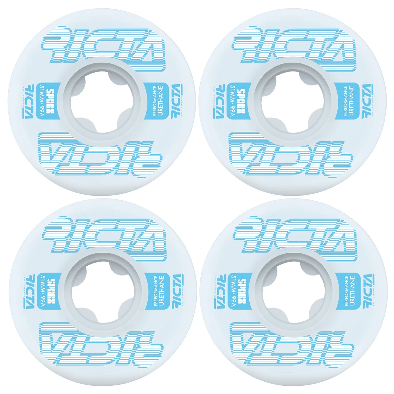 Ricta Wheels 51mm Framework Sparx 99A White/Blue 1 Ricta Wheels 51mm Framework Sparx 99A White/Blue