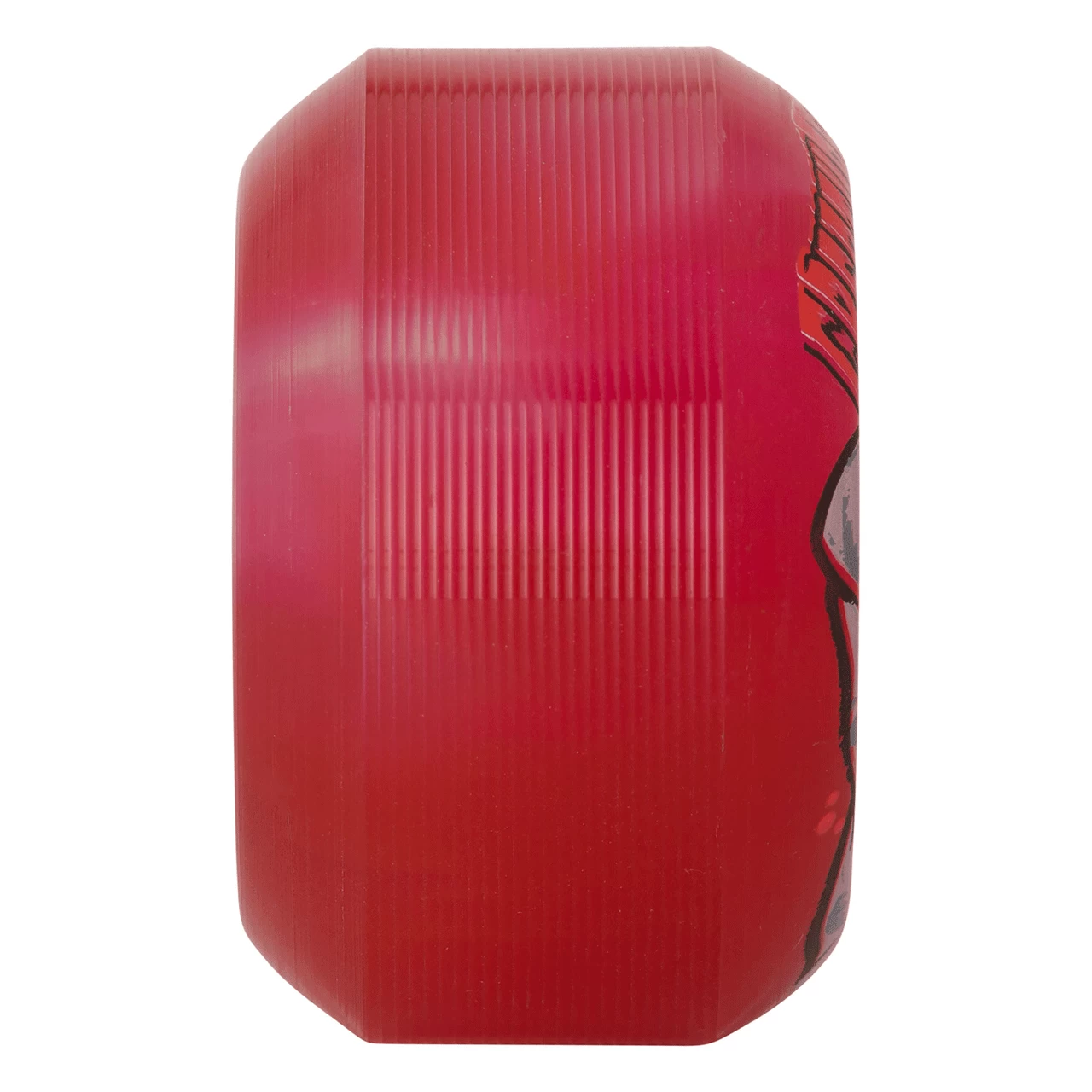 OJ Wheels Skateboard Wheels 56mm DNA Curbsucker Bloodsuckers 95A Red Clear Swirl 4 OJ Wheels Skateboard Wheels 56mm DNA Curbsucker Bloodsuckers 95A Red Clear Swirl - Image 4