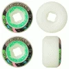 Slime Balls Skateboard Wheels 57mm Saucers 99A White