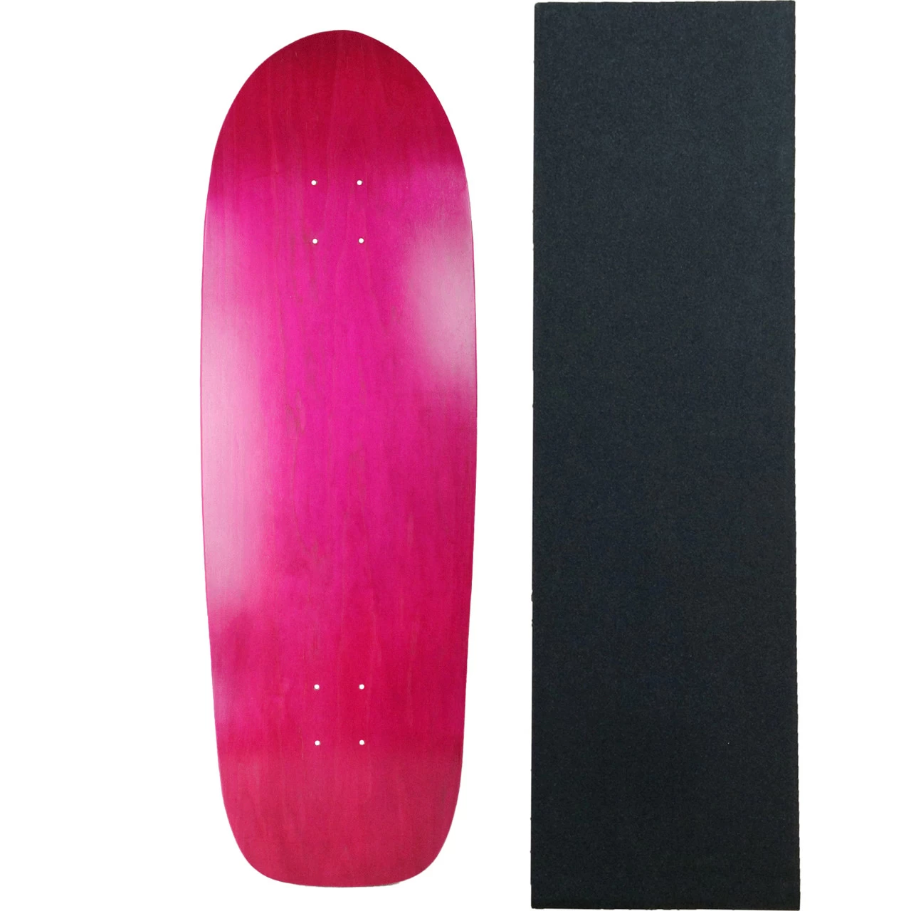 Moose Old School Deck 10" X 33" Stained Pink With Griptape 1 Moose Old School Deck 10" X 33" Stained Pink With Griptape