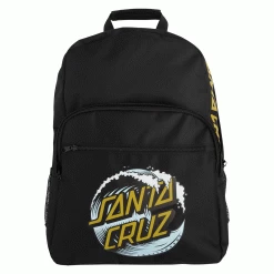 Santa Cruz Skateboards Backpack Wave Dot Black W/Gold