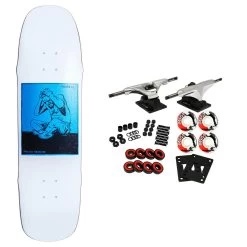 Madness Skateboard Complete Stressed White/Blue 8.5"
