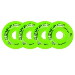 Labeda Roller Hockey Wheels - Gripper Crossover 59mm 74A Green (4-Pack)
