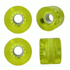 Blank Wheels 59mm 82A Hi-Rebound Soft Cruiser Clear Yellow