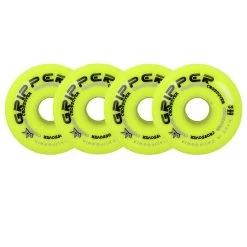 Labeda Roller Hockey Wheels - Gripper Crossover 68mm 80A Yellow (4-Pack)