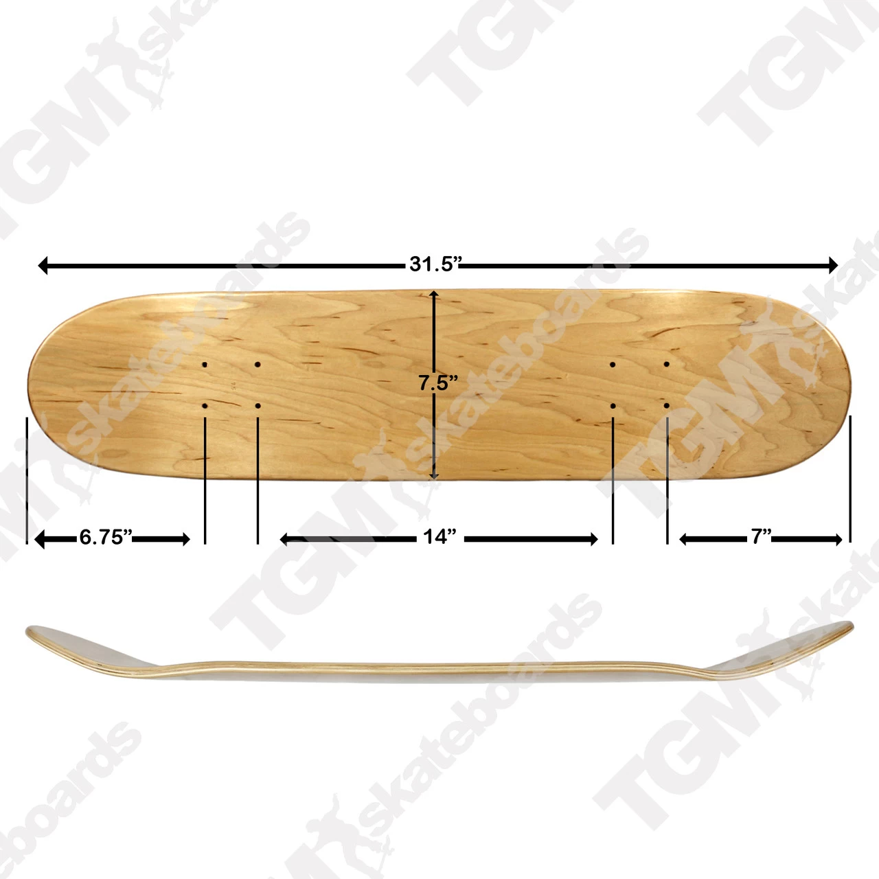 Moose Complete Neon Pink 7.5" 6 Moose Complete Neon Pink 7.5" - Image 6