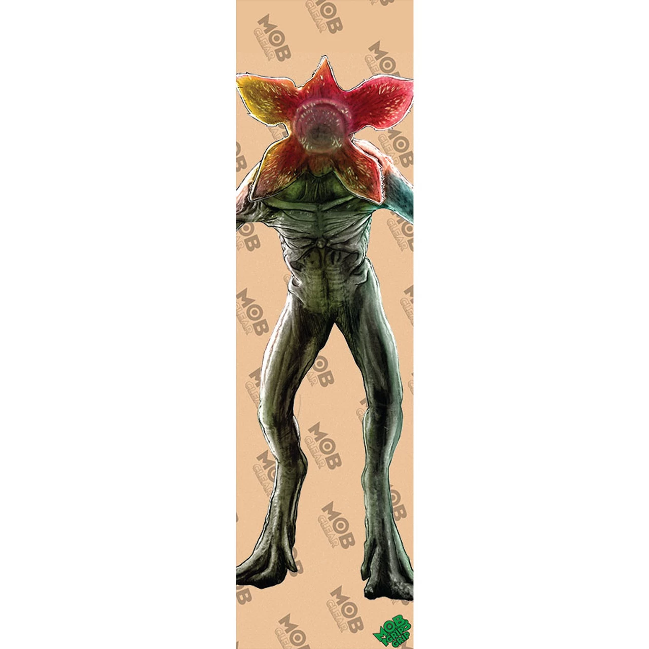 MOB X Stranger Things Skateboard Griptape - Demogorgon Clear 9" X 33" Sheet 1 MOB X Stranger Things Skateboard Griptape - Demogorgon Clear 9" X 33" Sheet