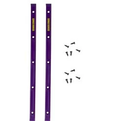 OJ Wheels Juice Bar Skateboard Rails Purple 14" 5-Hole Design (PAIR)