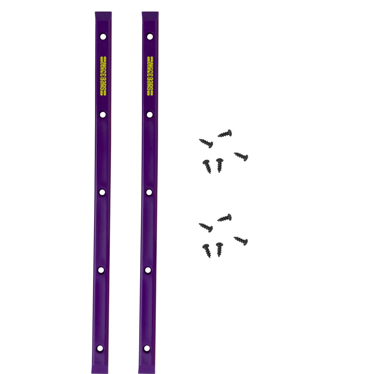 OJ Wheels Juice Bar Skateboard Rails Purple 14" 5-Hole Design (PAIR) 1 OJ Wheels Juice Bar Skateboard Rails Purple 14" 5-Hole Design (PAIR)