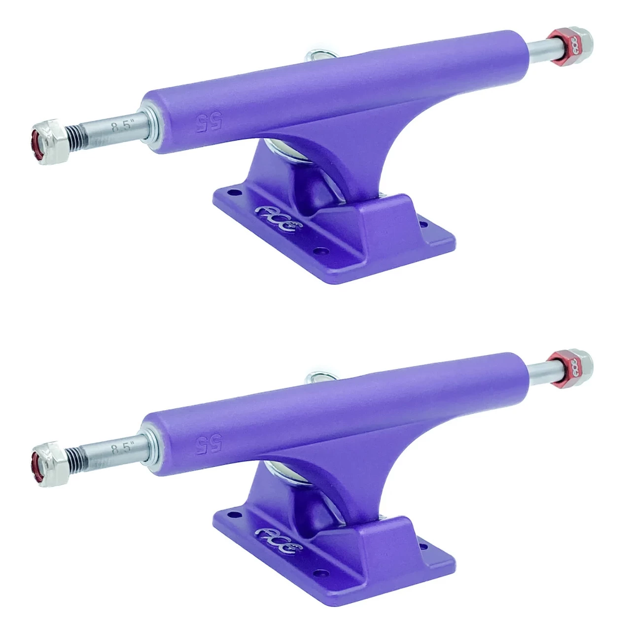 Ace Skateboard Trucks AF1 Purple Reign 55 (8.5" Axle) Pair 1 Ace Skateboard Trucks AF1 Purple Reign 55 (8.5" Axle) Pair