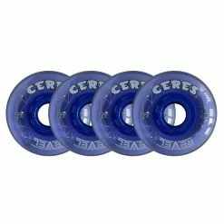 Alkali Roller Hockey Wheels - Revel Ceres 80mm 74A Blue (4-Pack)