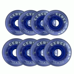 Alkali Roller Hockey Wheels - Revel Ceres 76/80 HiLo 74A Blue (8-Pack)