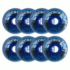 Alkali Roller Hockey Wheels - Revel Eris 76mm 74A Blue (8-Pack)