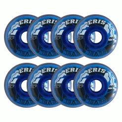 Alkali Roller Hockey Wheels - Revel Eris 80mm 74A Blue (8-Pack)