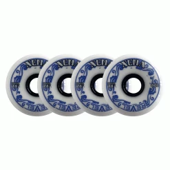 Alkali Roller Hockey Wheels - Revel Xena 80mm 74A White (4-Pack)