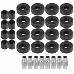 Amp Inline Roller Hockey Speed Bearings And Spacers Kit Ceramic Hybrid