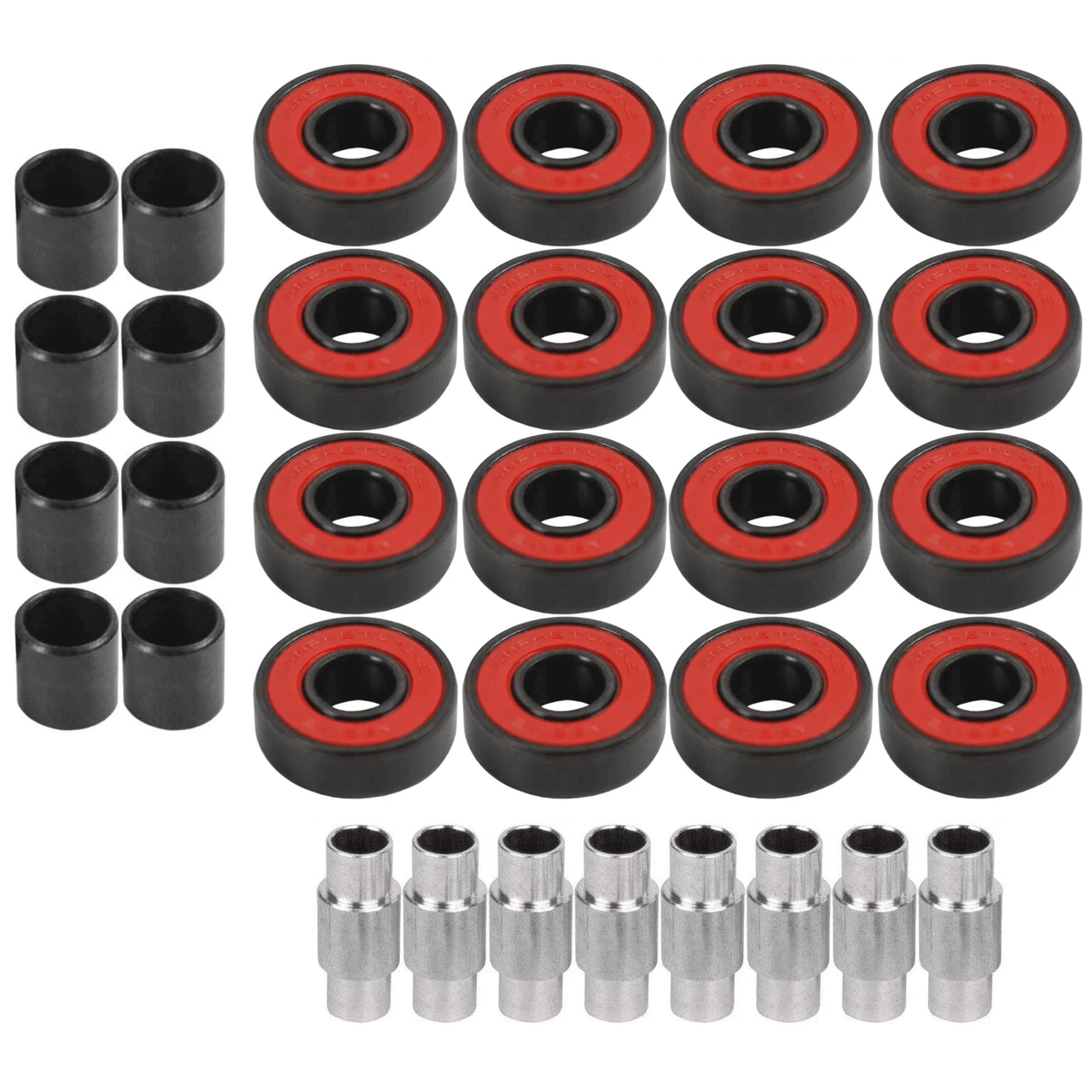 Amp Inline Roller Hockey Speed Bearings And Spacers Kit Abec 5 1 Amp Inline Roller Hockey Speed Bearings And Spacers Kit Abec 5