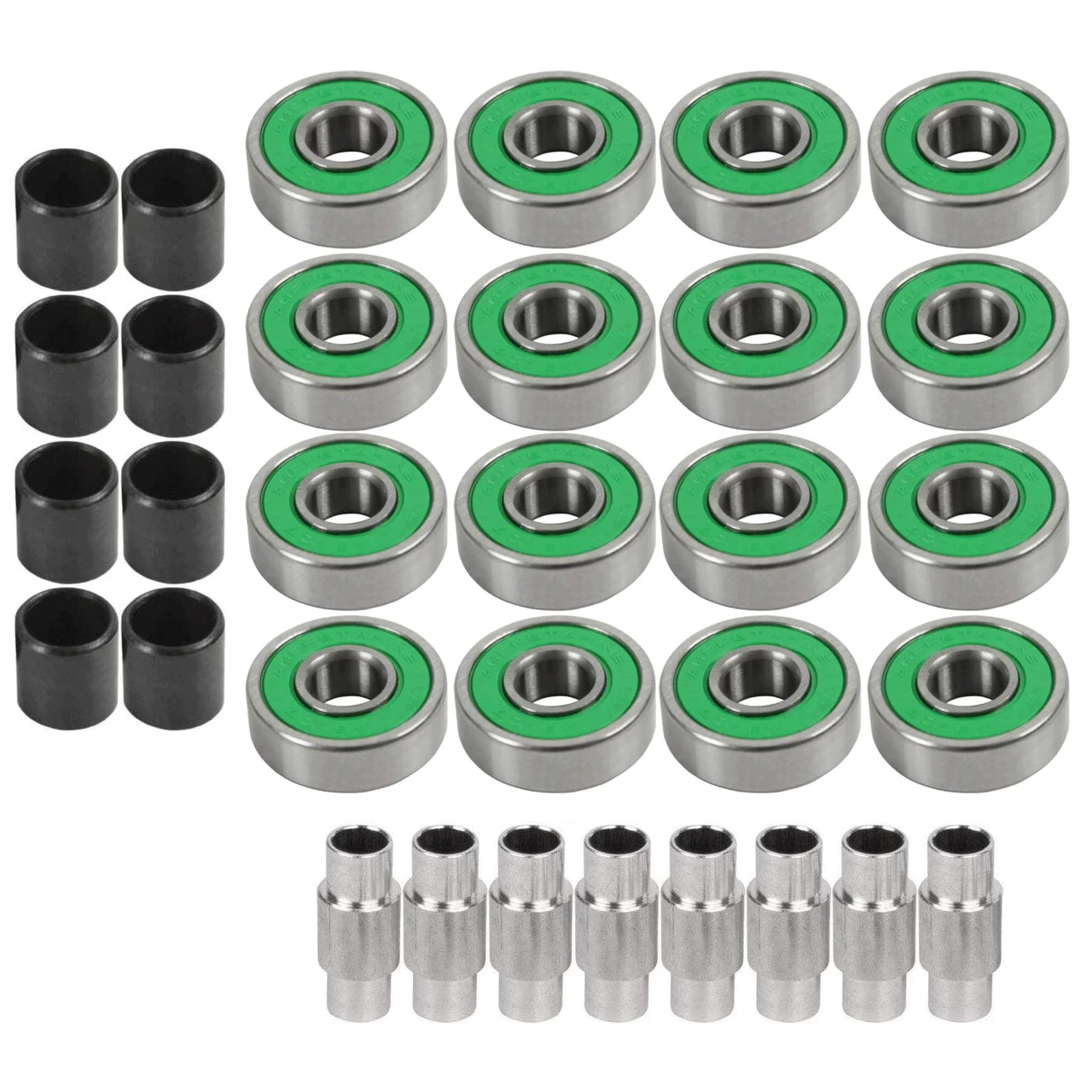 Amp Inline Roller Hockey Speed Bearings And Spacers Kit Abec 7 1 Amp Inline Roller Hockey Speed Bearings And Spacers Kit Abec 7