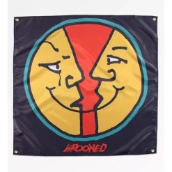 Krooked Skateboard Shop Banner - Moonface Cloth 36" X 366"