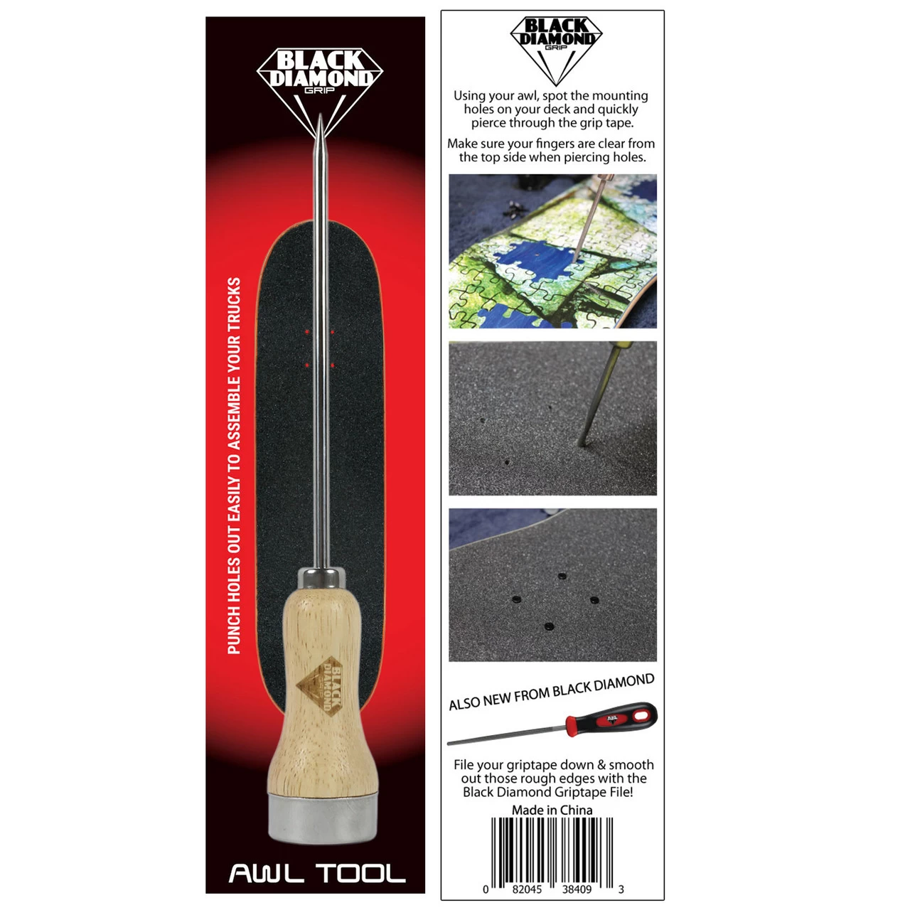 Black Diamond Grip Application Kit - Preferred (File/Knife/Awl) 4 Black Diamond Grip Application Kit - Preferred (File/Knife/Awl) - Image 4