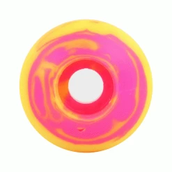 Blank Skateboard Wheels 52mm X 31mm 99A USA Made Swirl Color Pink/Yellow -Powell Peralta Store BWHL1018 3 25621.1672696235