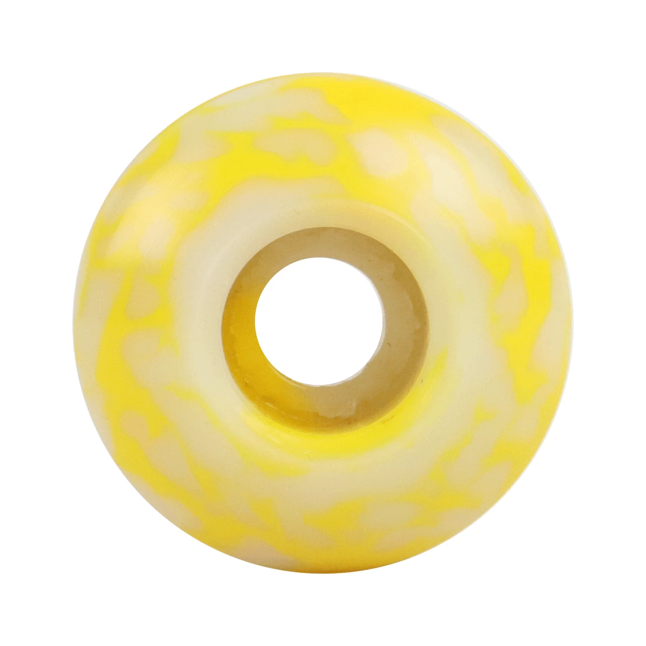 Blank Skateboard Wheels 52mm X 31mm 99A USA Made Swirl Color Yellow/White 3 Blank Skateboard Wheels 52mm X 31mm 99A USA Made Swirl Color Yellow/White - Image 3