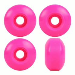 Blank Skateboard Wheels 52mm X 31mm 99A USA Made Hot Pink