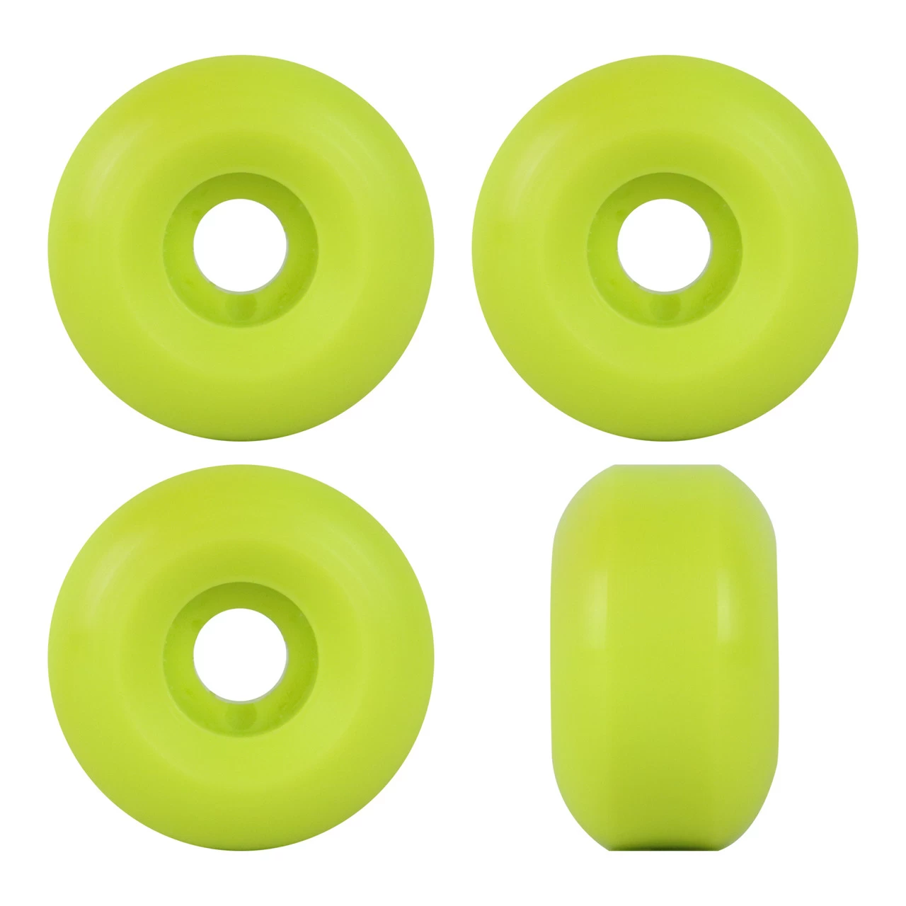 Blank Skateboard Wheels Blank 99A Pea Green 55mm X 32mm 1 Blank Skateboard Wheels Blank 99A Pea Green 55mm X 32mm