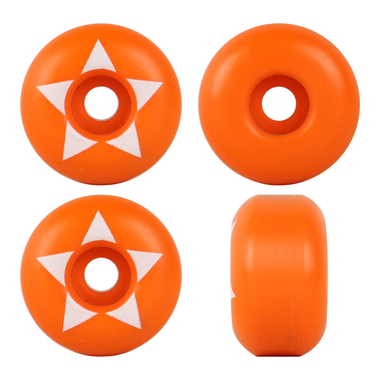 Printed Skateboard Wheels Star 99A Orange 58mm X 34mm 1 Printed Skateboard Wheels Star 99A Orange 58mm X 34mm